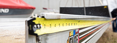 measuring a trailer